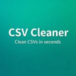 CSV Cleaning
